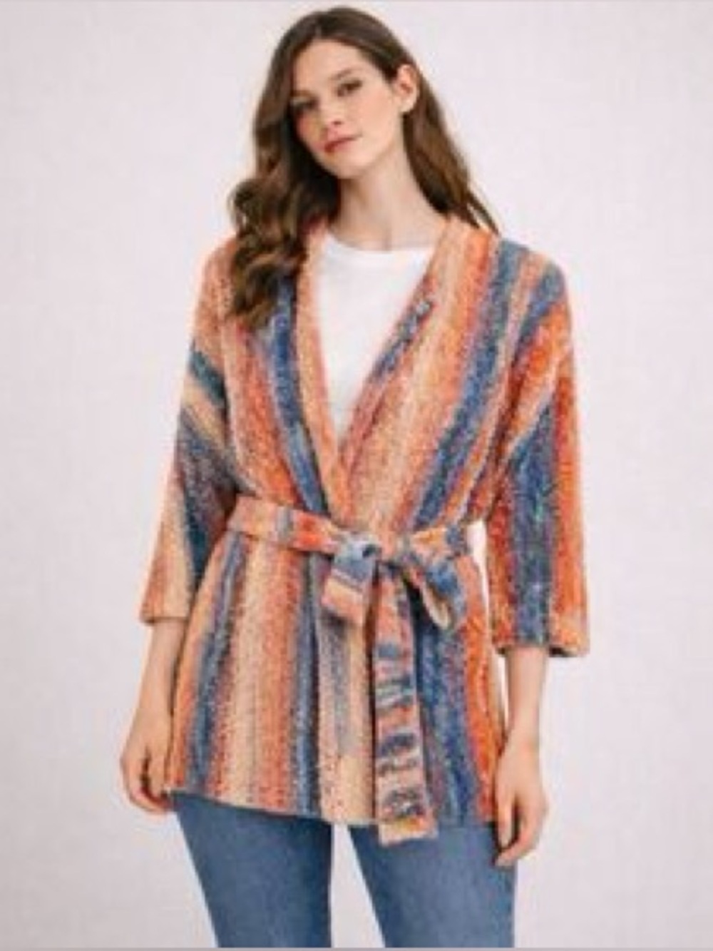 EUC Soft Surroundings Sunset Hues Cardigan, Size PXL